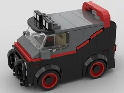 Compacted racer - Baracus' van from A Team