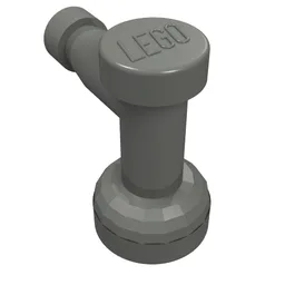 Tap 1 x 1 without Hole in Spout / Dark Bluish Gray