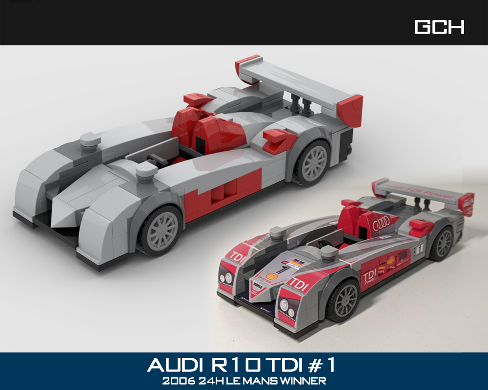Lego Audi R10 TDI #1 2007 Le Mans winner