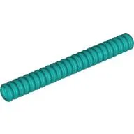 Hose, Ribbed 7mm D. 8L / 6.4cm / Dark Turquoise