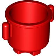 Lego Duplo Kettle with Closed Handles 2 x 2 x 1.5 / Red
