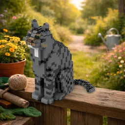 Gray Tabby Cat (Silver Tabby)