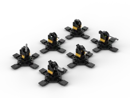 Helldivers 2 Sentries (Somewhat minifig scale)