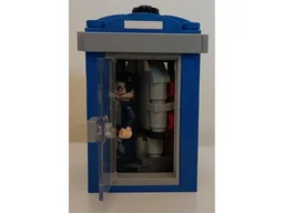 Superman Phone Booth Transformation