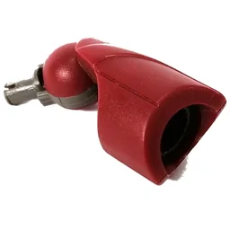 Large Figure Limb, Arm, Top Section with Dark Gray Pin and Socket / Dark Red