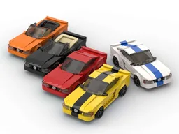 Built Tough Mustang 4th Gen - Set of Five Colors