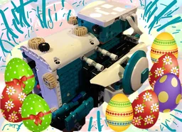 Mini chocolate egg dispenser 51515
