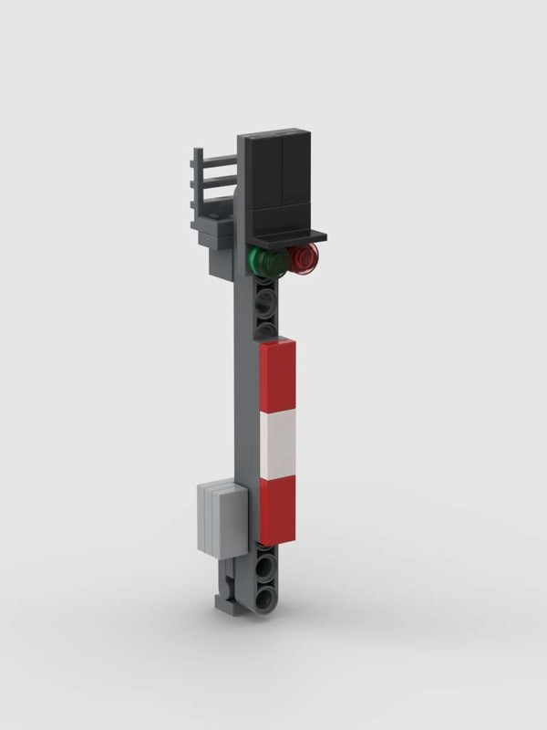Lego Eisenbahn Signal Blocksignal Hauptsignal Bahnhof railway signal Rail Signal