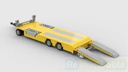 Low loader trailer