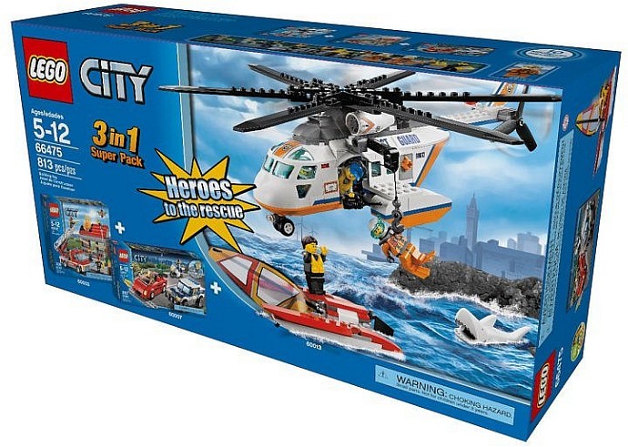 Lego City Super Pack 3 in 1