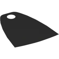 Neckwear Cape, Narrow, One Top Hole / Black