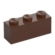 Brick 1 x 3 / Brown