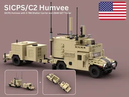 SICPS/C2 Humvee and Trailer | US Army Shelter Carrier HMMWV and Generator Trailer