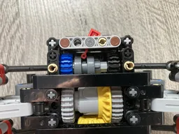 Differential-locked front Axle