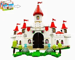 Peach's Castle Battle with Roy Expansion Alternate build of 2x 71435