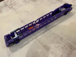 Purple Convertible Limousine
