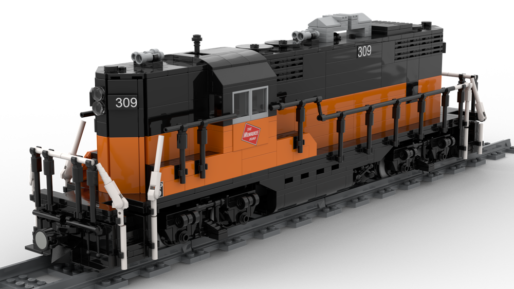 Lego Milwaukee Road GP9