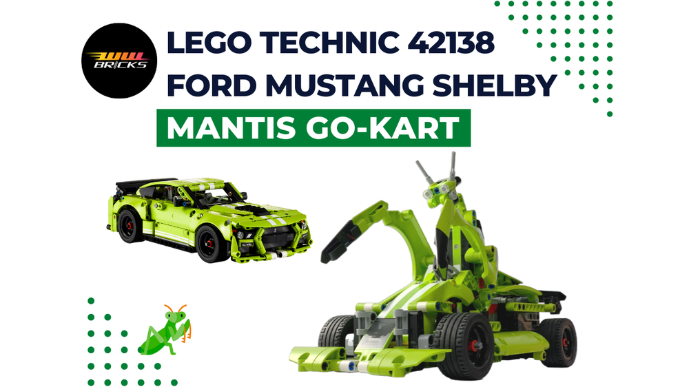 Lego [MOC] LEGO Technic 42138 Ford Mustang Shelby GT500 Mantis Go-Kart