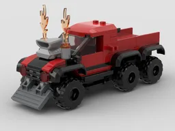 6x6 drag helltruck with turning action