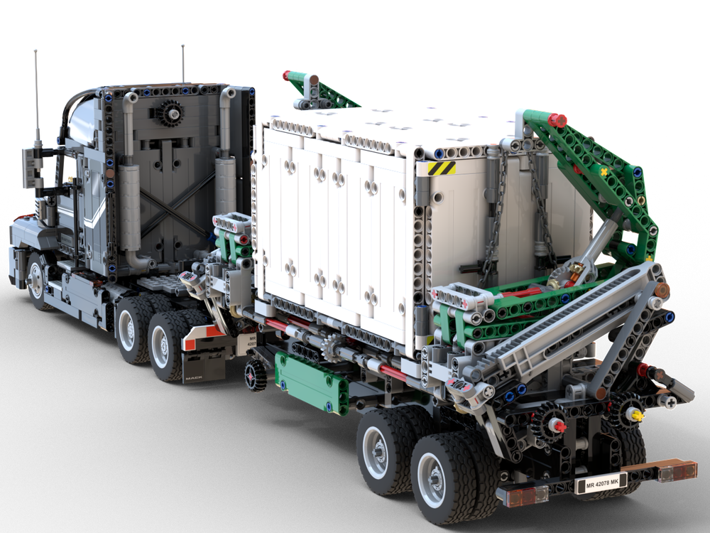 Lego MOC - 42078 Mack Anthem - "Dually" / double tires MOD (70490 tires) - Full set