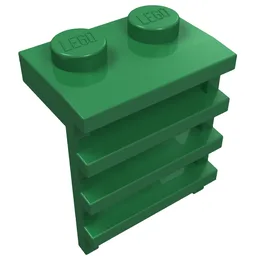 Plate Special 1 x 2 with Ladder / Green
