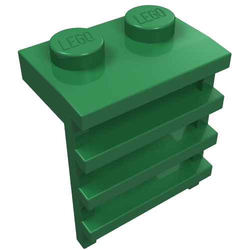 Lego Plate Special 1 x 2 with Ladder / Green