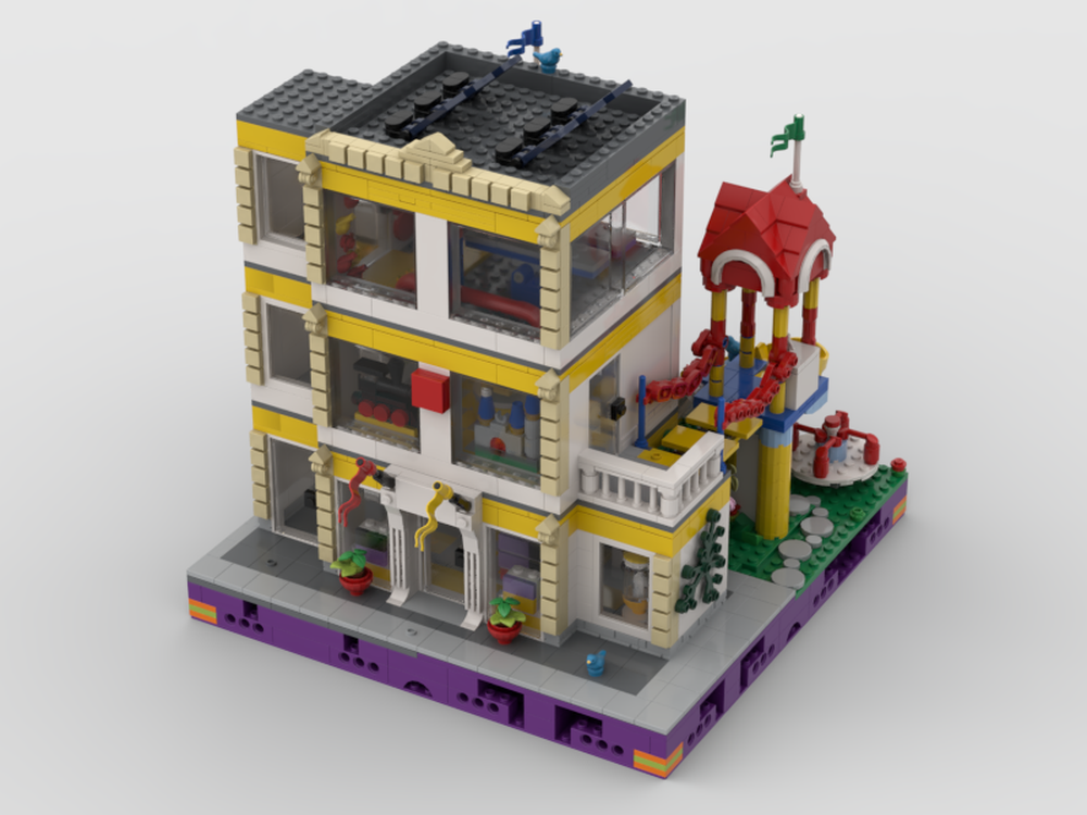 Lego Three-Floor Lego Store with Slides!