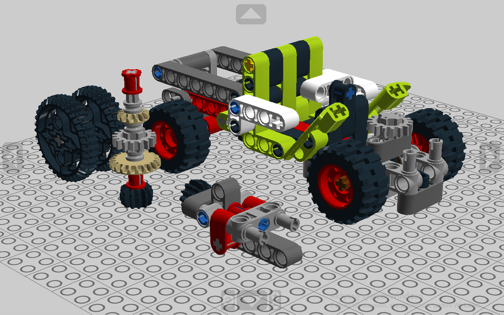 Lego 42102 Mini CLAAS XERION alternative - Old pickup truck with some stuff