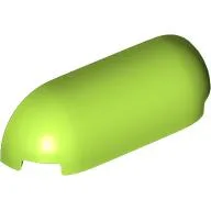 Brick Round, Curved Triple 1 x 4 x 1 / Lime