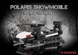 LEGO Polaris Snowmobile & Cargo Sled - US Special Operations Forces (SOF)