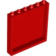 Panel 1 x 6 x 5 / Red