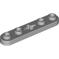 Lego Technic Plate 1 x 5 with Smooth Ends, 4 Studs and Centre Axle Hole / Light Bluish Gray