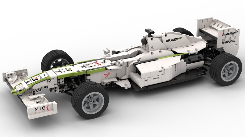 Lego Brawn GP F1 BGP001 1:8 Scale