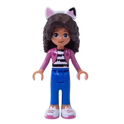 Gabby, Dark Pink Jacket, 5828 Hair