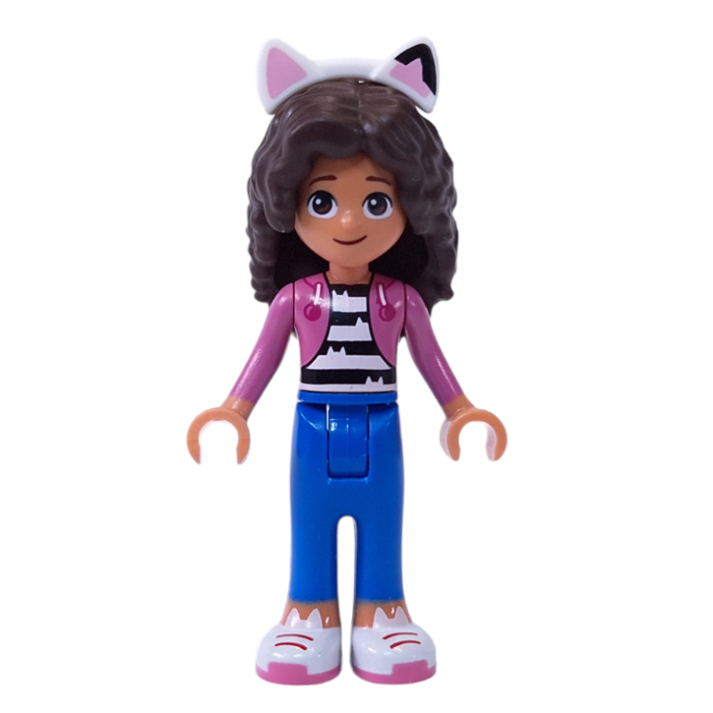 Lego Gabby, Dark Pink Jacket, 5828 Hair
