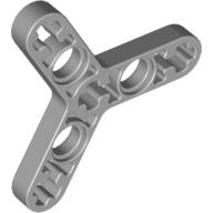 Lego Technic Beam Rotor 3 Blade Thin / Light Bluish Gray
