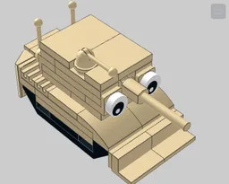 Cute Tank with Eyes