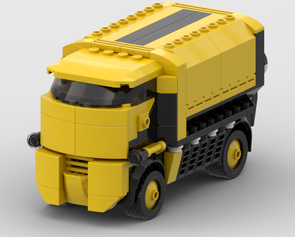 Lego Sci-fi vehicle - Post-apocalyptic cargo van - SeventySix