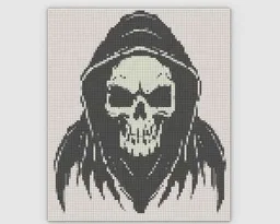 glowing in the dark halloween skull