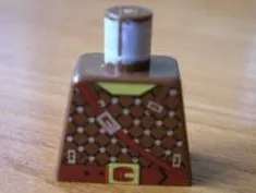 Torso Castle Dark Forestman Studded Shirt and Brown Crossbelt Pattern / Brown