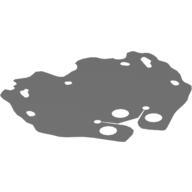 Lego Neckwear Cape, Tattered (Ringwraith) / Black