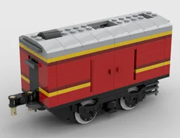 Motorised train-car