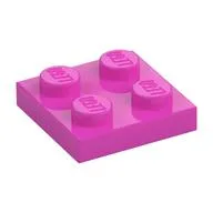 Plate 2 x 2 / Dark Pink