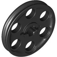 Technic Wedge Belt Wheel [aka Pulley] / Black