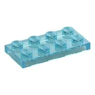 Plate 2 x 4 / Trans-Light Blue