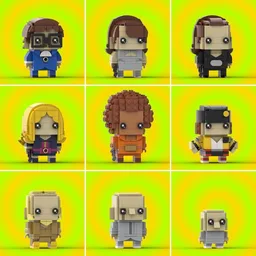 Austin Powers Brickheadz Collection