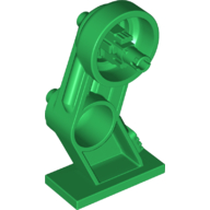 Lego Mech Leg, Right, with Black Pin / Green
