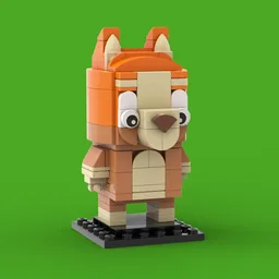 Bingo from Bluey Custom Brickheadz