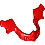 Headwear Accessory Visor / Chin Guard Elaborate [Plain] / Red