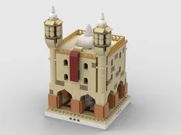 Desert Temple for a Modular Desert village
